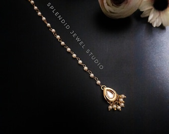 Kundan Tikka, Indian Wedding Jewelry, Maang tikka, Matha patti, Pakistani Jewelry, tikkah, Indian Forehead Jewelry, Tikli, Teeka, maangtikka