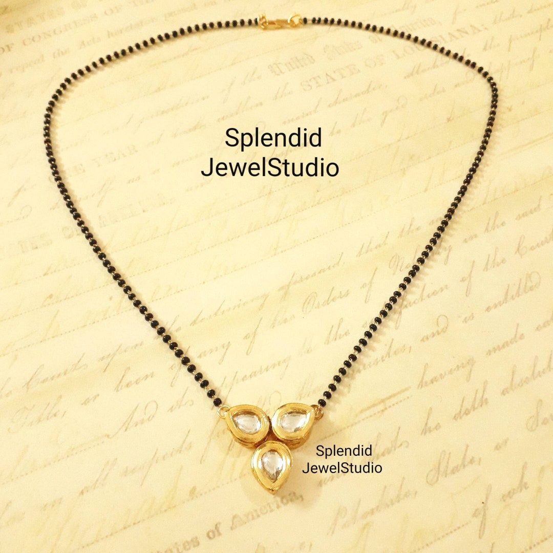 Mangalsutra Mangalsutra Chain Wedding Jewelry Mangalsutra Etsy