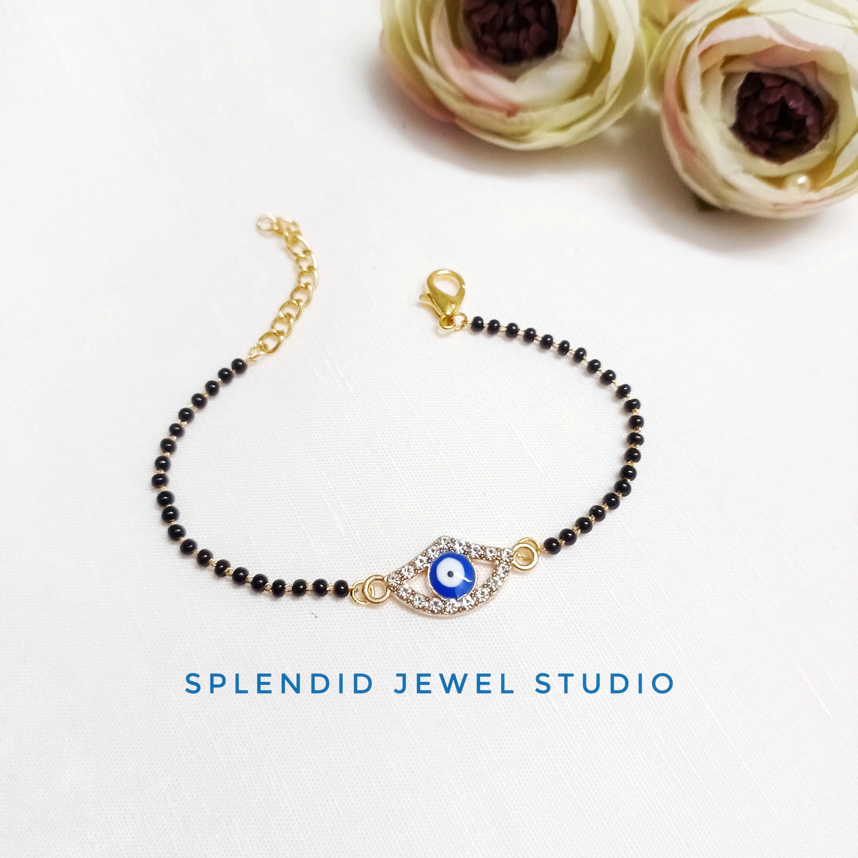 Evil eye mangalsutra bracelet discount