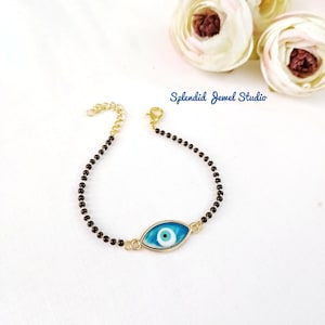 Statement Evil Eye Mangalsutra Bracelet | Mangalsutra bracelet | Modern Mangalsutra | Millenial Mangalsutra