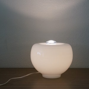 Mushroom  table lamp vintage retro design spage age desk lamp 70s lamp Peill Putzler Murano glass
