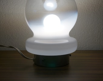 Mushroom vintage retro design  desk table lamp Murano  Mazzega Holmegaard Peill Putzler Carl Nasson.