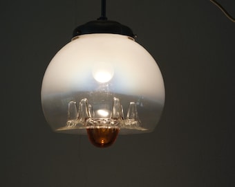 Murano Mazzega pedant lamp vintage 60s hanging lamp Carlo Nason spage age lamp