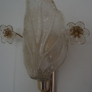 Mushroom vintage retro design  wallamp Murano Barovier & Toso Italy style  Mazzega Holmegaard Peill Putzler.
