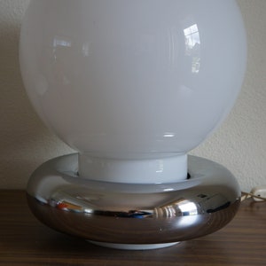 Mushroom vintage retro design  desk table lamp Murano  Mazzega  Peill Putzler 60s lamp.