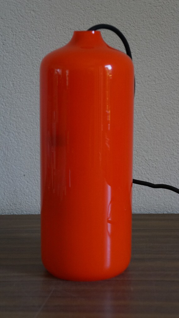 デンマーク製オレンジガラスランプ デンマーク製オレンジガラスランプ