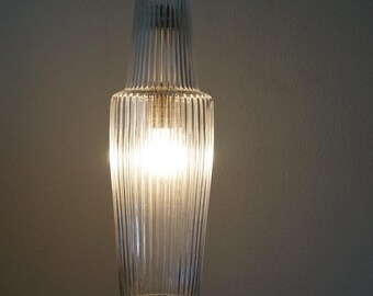 White FUTURA Glass Pendant Light by Peill and Putzler 1970 - Etsy