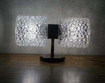 Kalmar Doria Raak lighting retro vintage sconce vintage ice glass  frozen glass wall lamp