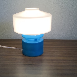 Champiñón Murano Peill Putzler retro vintage mid century escritorio mesa lámpara de dormitorio