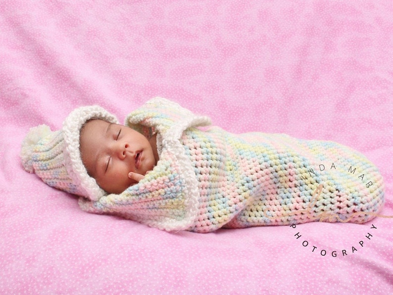 Baby cocoon and beanie Many popular Factory outlet brands set Crochet hat h Cocoon