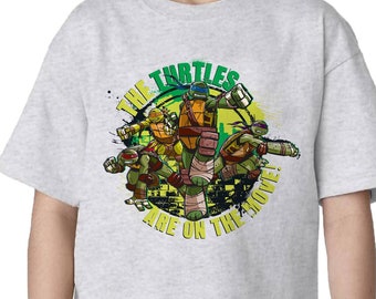 Teenage Mutant Ninja Turtles: Mutant Mayhem Turtle Heads T-Shirt Black / XL