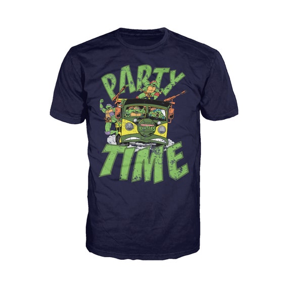 Buy TMNT Gang Retro Party Wagon Official Ninja Turtles Men's