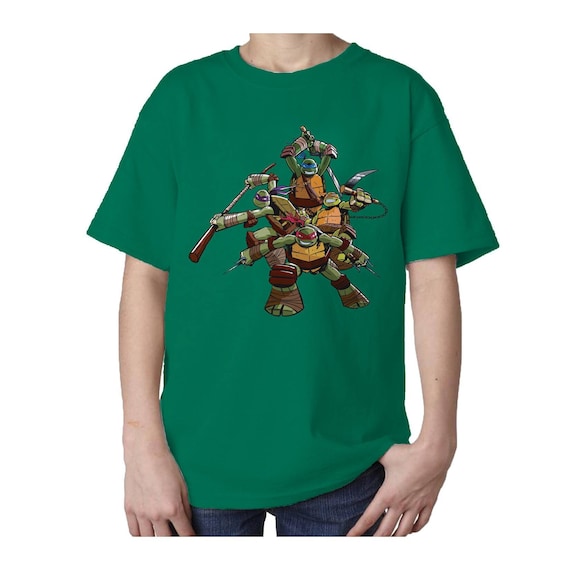 Teenage Mutant Ninja Turtles: Mutant Mayhem Logo with Group T-Shirt