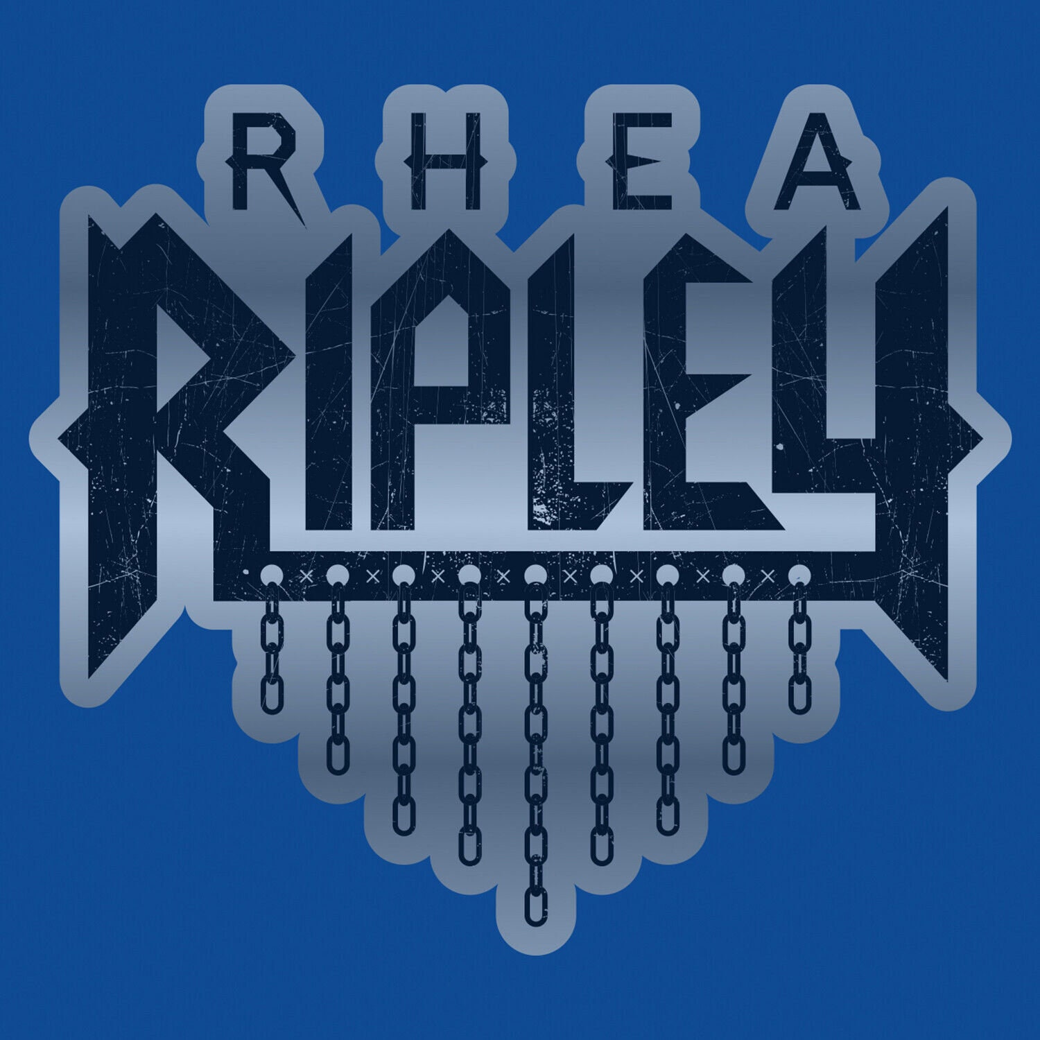 WWE Rhea Ripley Logo Metallic Official Women