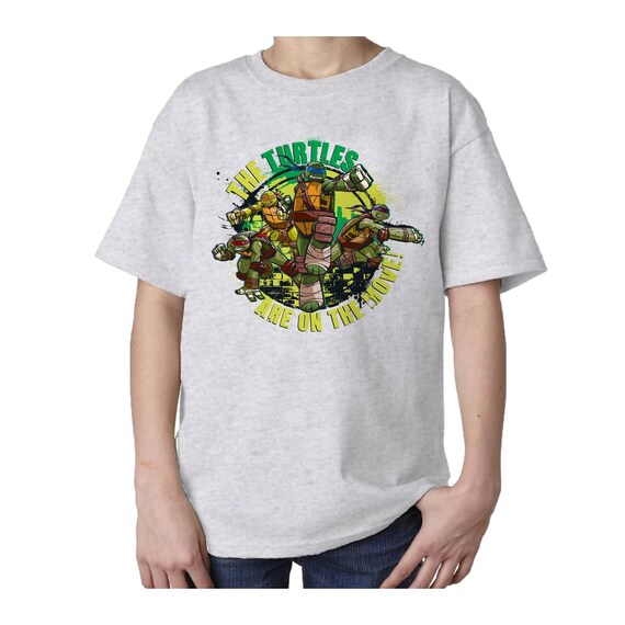 Teenage Mutant Ninja Turtles: Mutant Mayhem Turtle Heads T-Shirt Black / XL