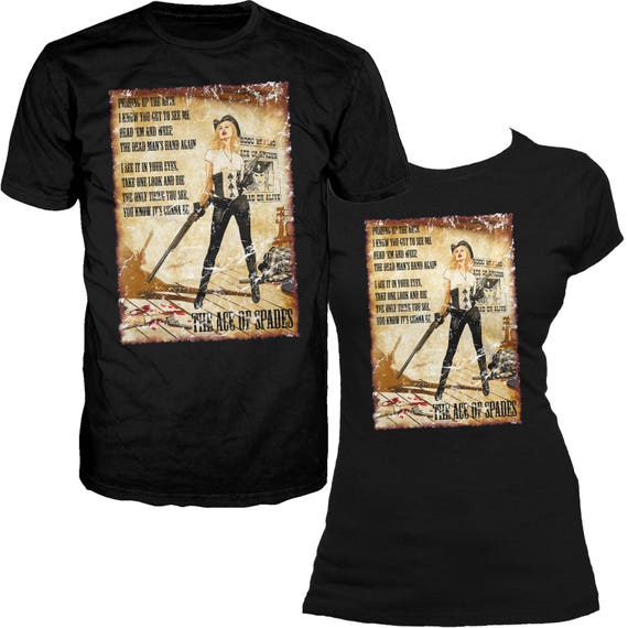 Motorhead Mike Mayhew Lyrics Ace Of Spades Men S And Etsy Motorhead Mike Mayhew Lyrics Ace Of Spades Men S And Etsy