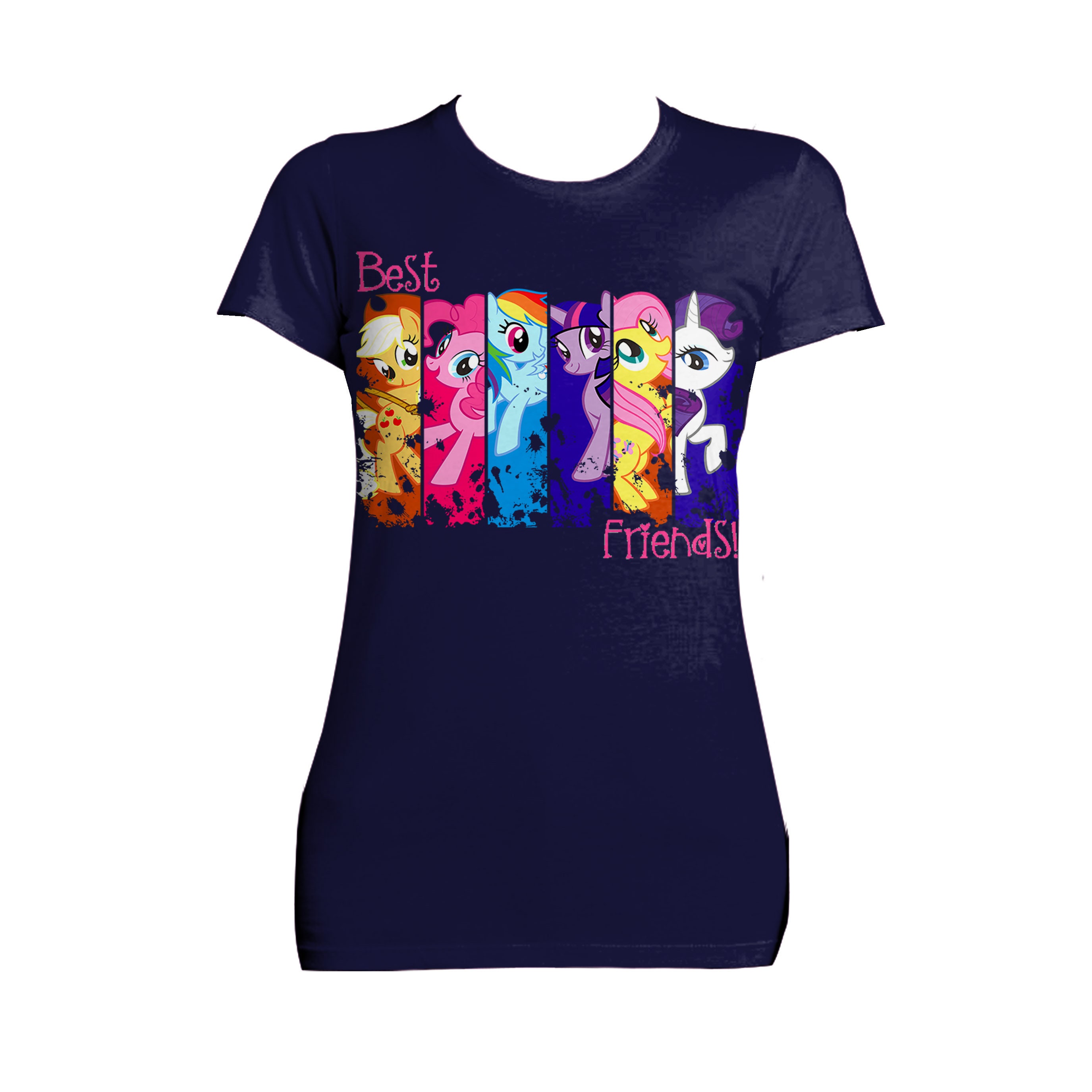My Little Pony Best Friends Official Women s SKINNY FIT T shirt Friendship is Magic Gift for Friends Rainbow Dash MLP Shirt Etsy