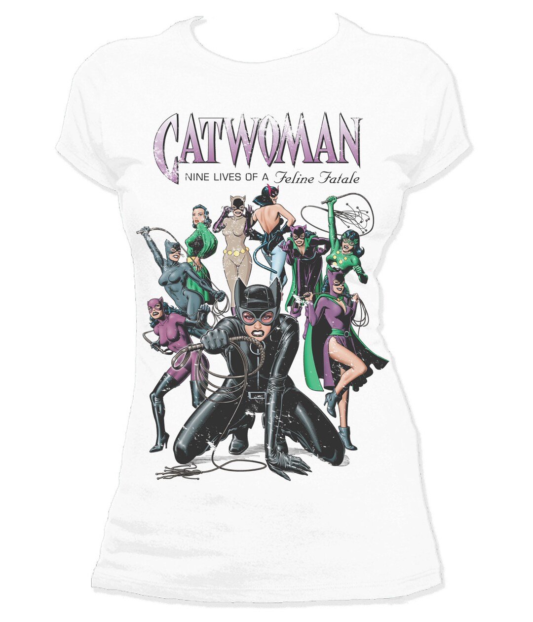 DC Comics Catwoman Cover Nine Lives Official Women's Etsy