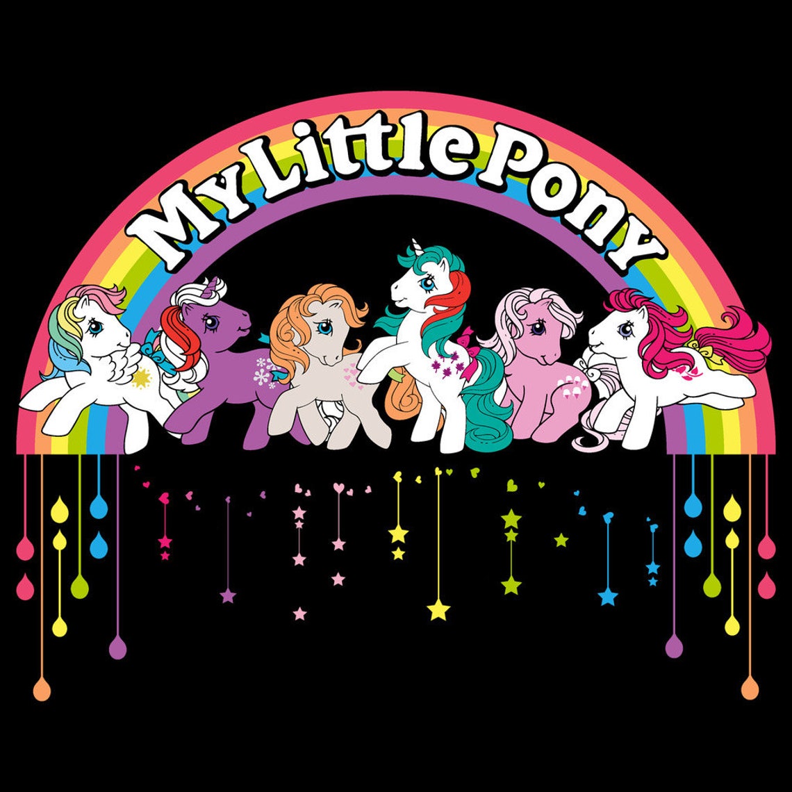 My Little Pony Retro Badge Official Women's SKINNY FIT - Etsy