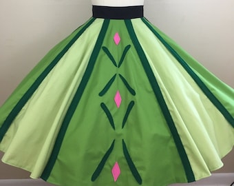 Coronation Day Circle Skirt/frozen inspired skirt/princess anna/dapper day/disney skirt/listing is for skirt only