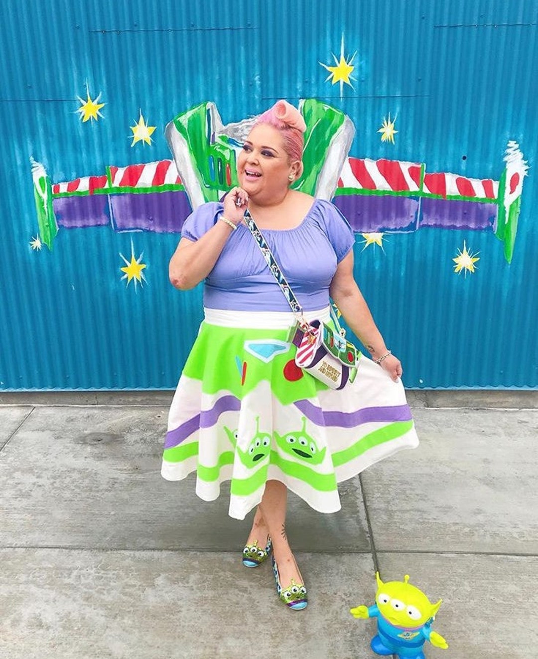 Space Ranger Circle Skirt/toy Story Skirt/buzz Light Year Outfit/ Disney  Parks/ Dapper Day/disney Skirt Women/plus Size/disney Dress