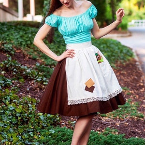 Cindy Rags Circle Skirt/cinderella skirt/disney inspired/disney world/dapper day/full circle skirt/wishes and wardrobes