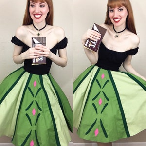 Coronation Day Circle Skirt/frozen inspired skirt/princess anna/dapper day/disney skirt/listing is for skirt only