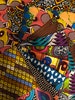 5 pcs HALF YARD/ 5 in a Fabric Bundle /Assorted Fabrics For Face Mask/ 5 pcs Random Fabrics/45' x 17-18' per piece /African Prints 