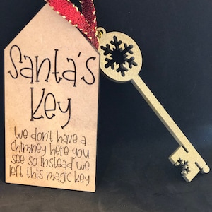 Santa's Key Ornament