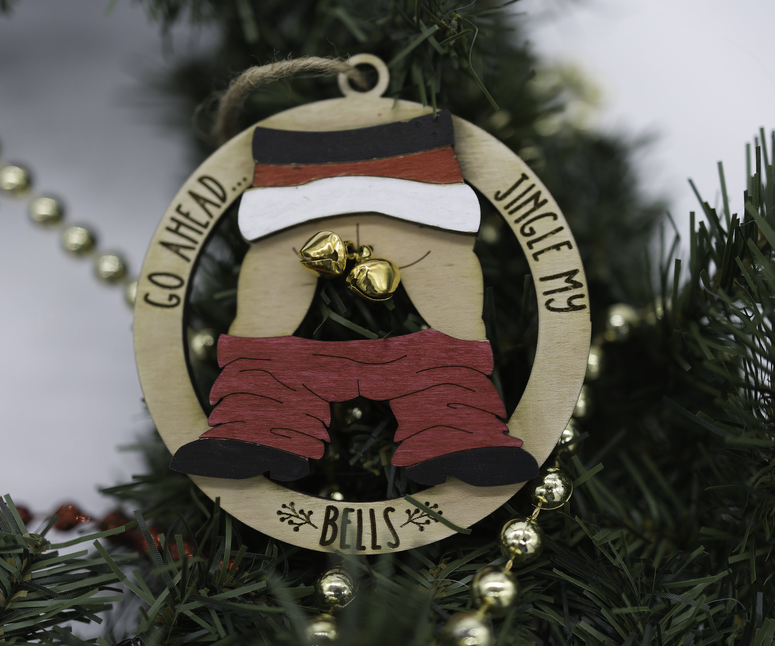 Jingle My Bells Funny Ornament