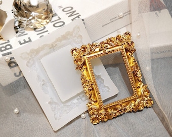 Shiny Rectangular Picture Photo Frame Resin Mold - Resin, UV Resin, Resin Molds, Silicone Mold, Silicone Mold for Resin