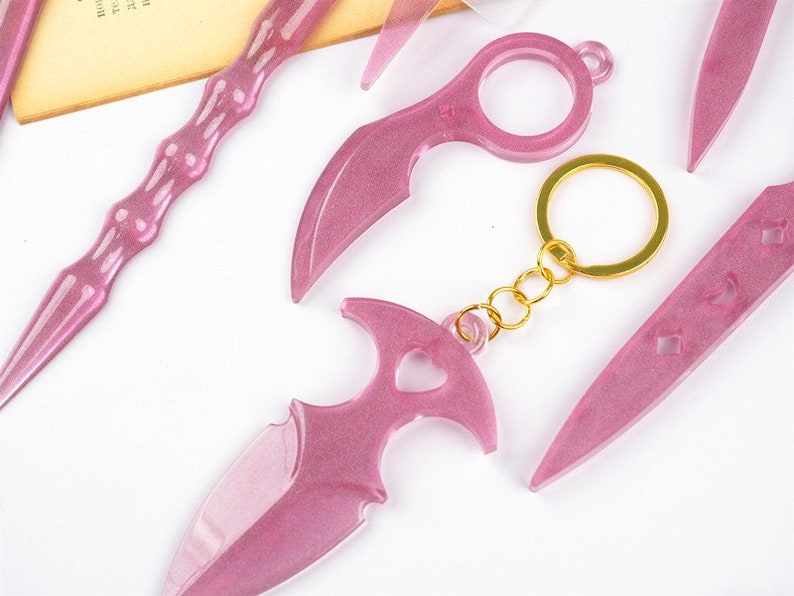 8cavity Magic Wand Keychain Pendant Resin Mold Resin UV Etsy