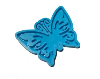 Shiny Butterfly Keychain, Pendant Resin Mold - Resin, UV Resin, Resin Molds, Silicone Mold, Silicone Mold for Resin