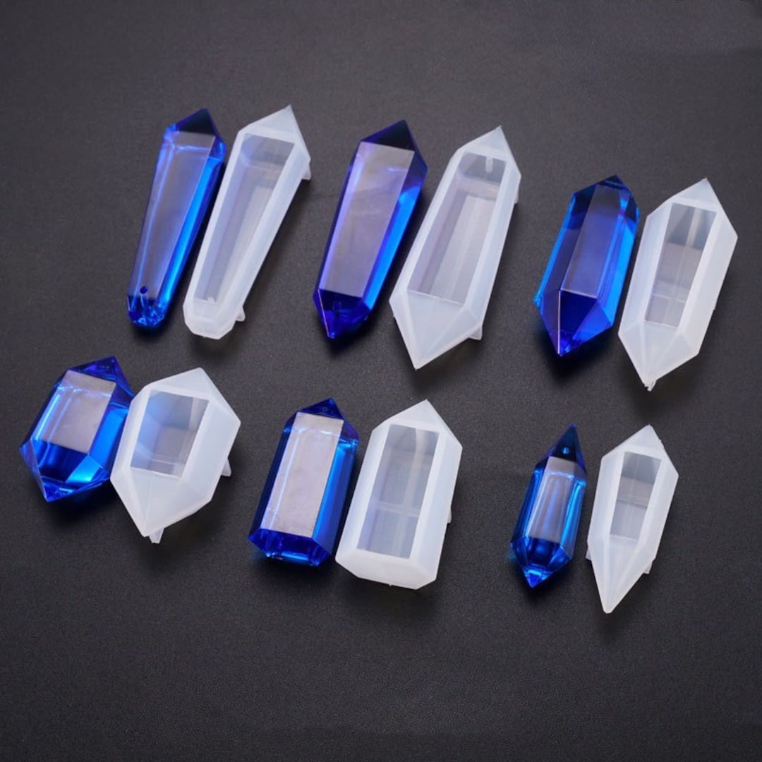 8-cavity Pendant Resin Mold Resin, UV Resin, Resin Molds, Silicone