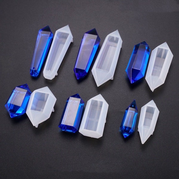 NEW Shiny Crystal Pendulum Pendant Resin Mold (6 Styles Available) - Resin, UV Resin, Resin Molds, Silicone Mold, Silicone Mold for Resin