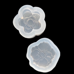 Shiny Flower Silicone Resin Mold, Flower Candle Mold, Flower Soap Mold- Resin Molds, Silicone Mold, Silicone Mold for Resin