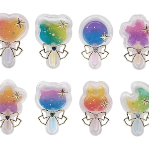 Resin Shaker Molds Set with 20pcs Shaker sealing films - Pendant Jewelry Making Supplies, Shaker Mold, UV Resin Molds, Resin Silicone Molds