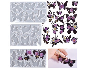 Sunday Deals Butterfly Silicone Mold Fake Baking Molds 