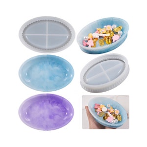 Oval Silicone Tray Mold-oval Resin Tray Mold-oval Silicone Plate Mold-oval  Resin Dish Mold-oval Tray Mold-jewelry Tray Mold 