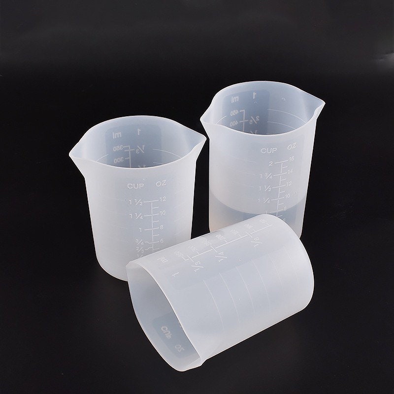 Resiners® Disposable Epoxy Resin Plastic Measuring Mixing Cups with Wo