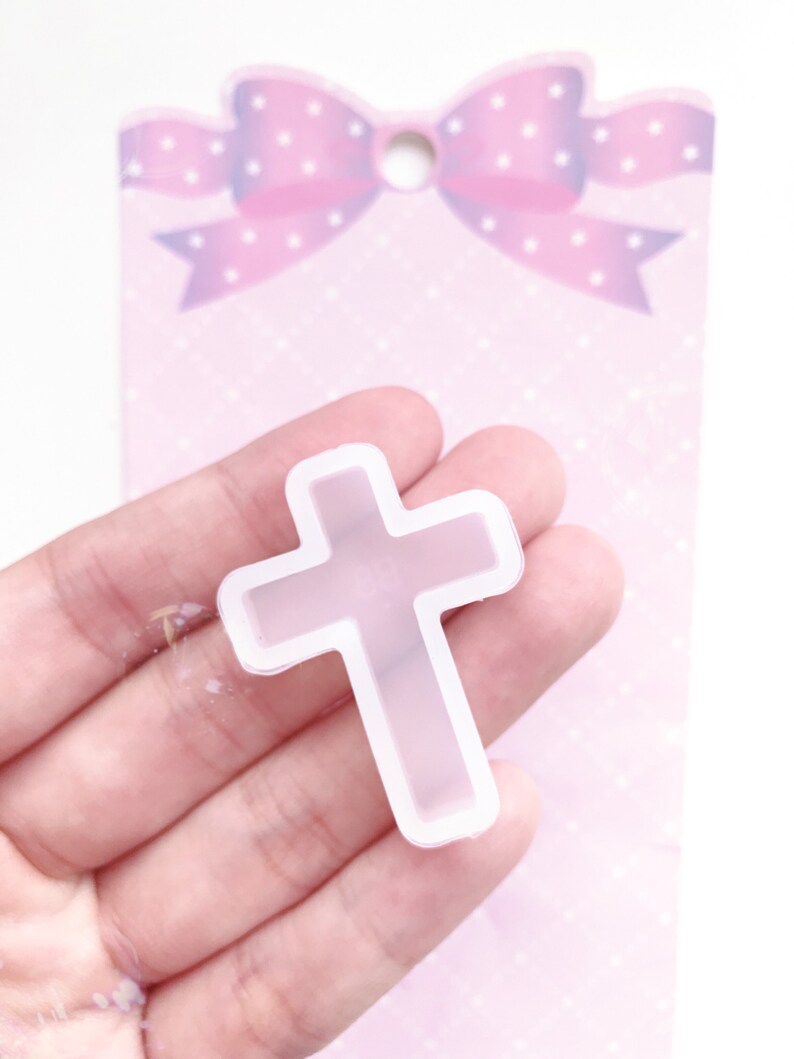 UV resin- Halloween theme - resin Shiny Cross silicone resin mold 5 styles available