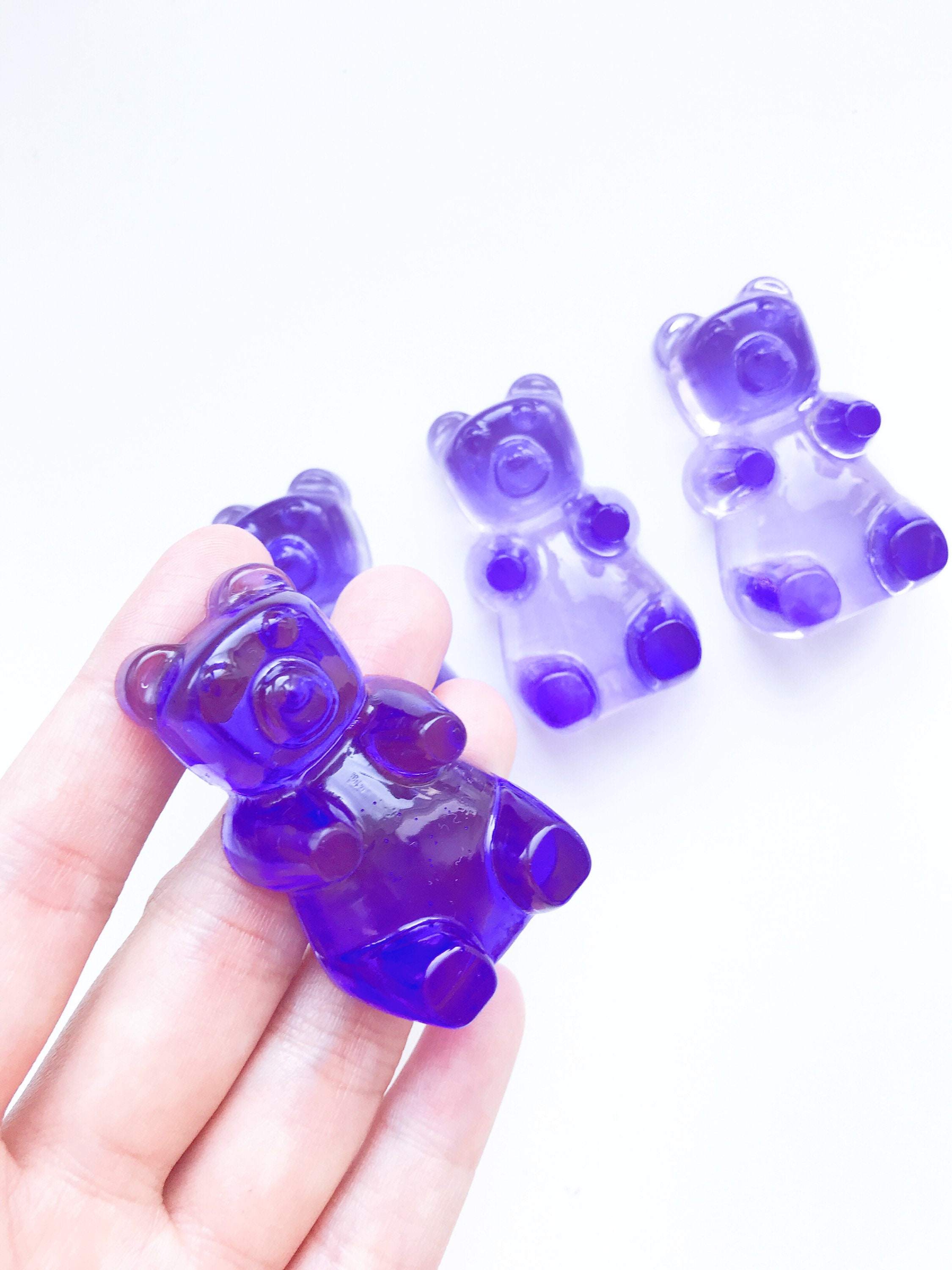 Gummy Bears Clear Silicone Mold 9 Cavityes 17 Mm Height X Approx