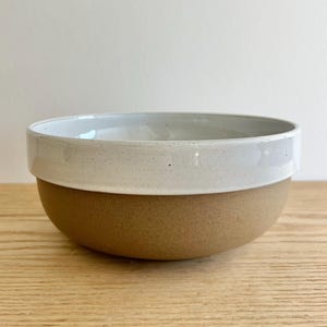 Natural pattern serving bowl by Stonehenge Midwinter made in England 1980s
