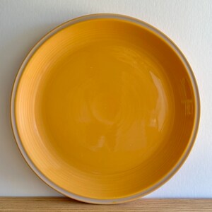 Poppytrail Metlox Impressions Orange platter 1970s