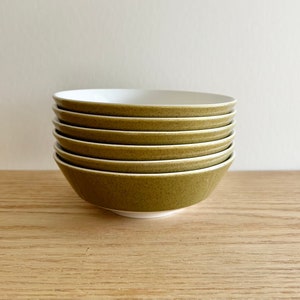 Conjunto de tigelas de cereal Mikasa Mediterrania Avocado Green com 6