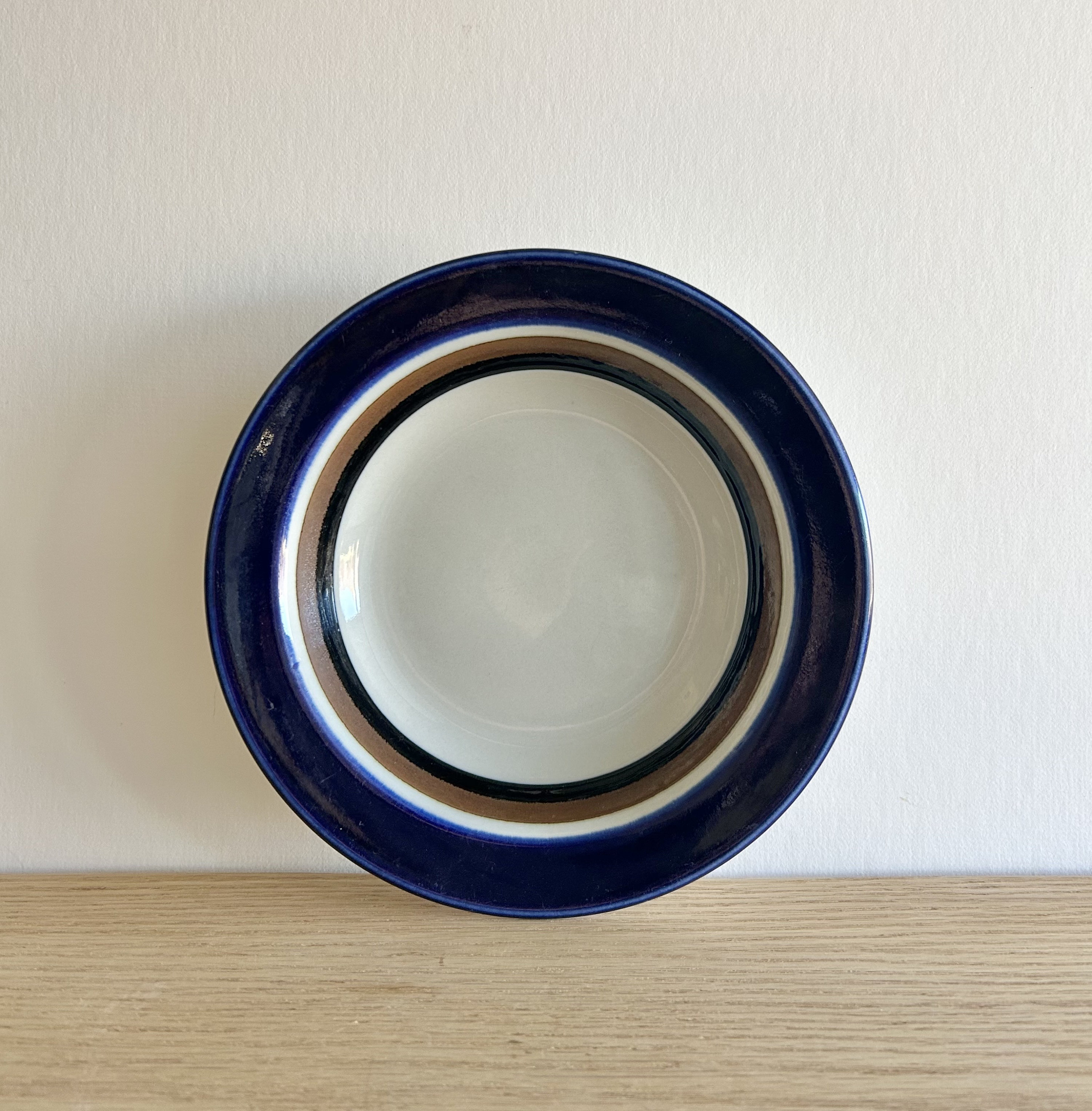 Arabia Finland Blue Bowl - Etsy