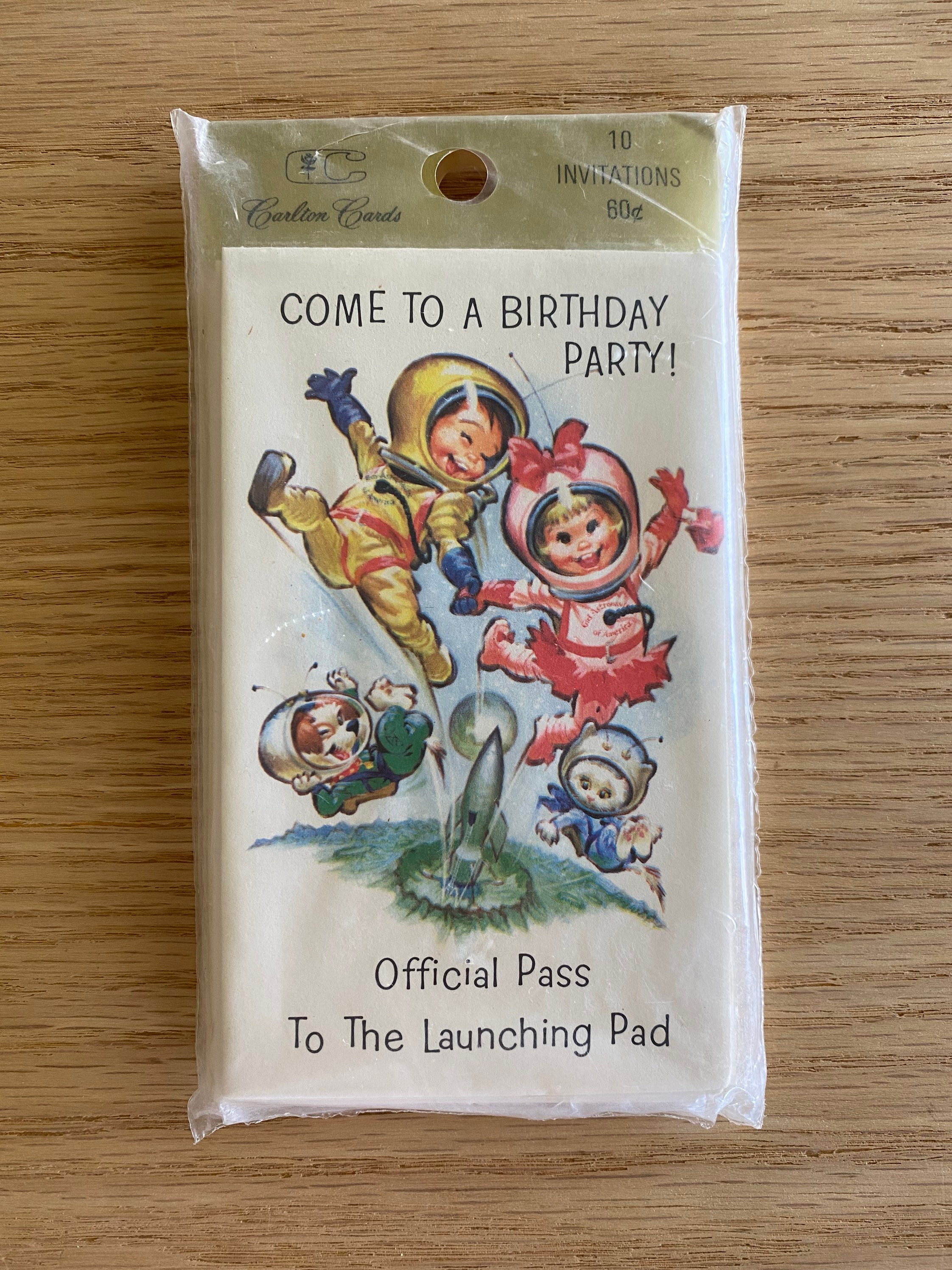 Carlton Cards vintage birthday party invitations some in | Etsy