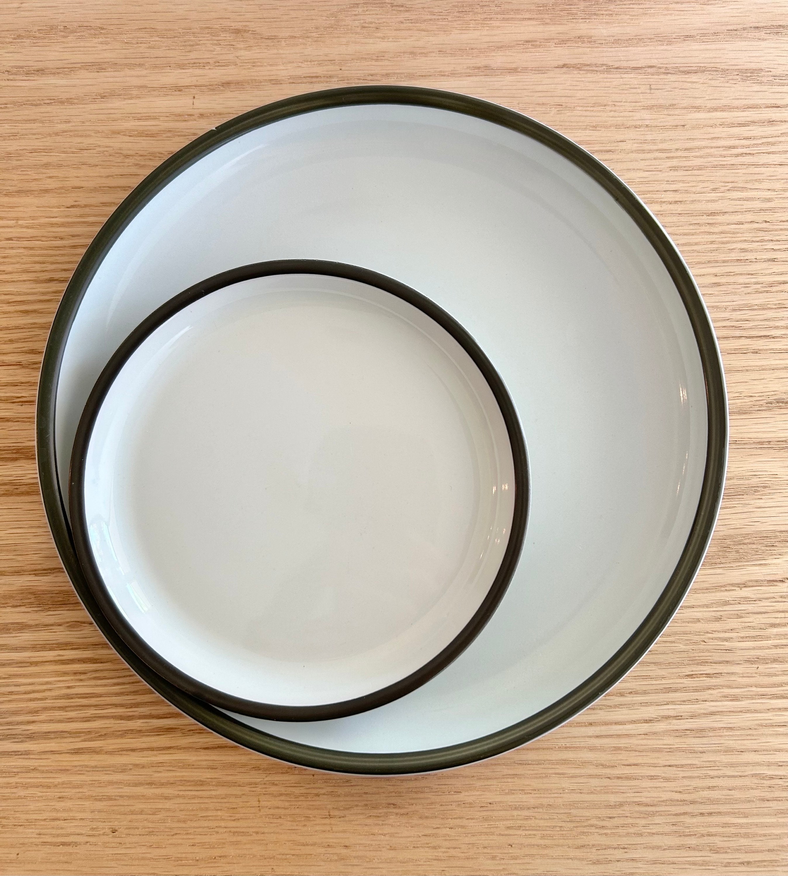 【新品未使用】Denby ディナープレート　4枚セット DENBY ヘイロー ブレックファーストプレート 4枚セット