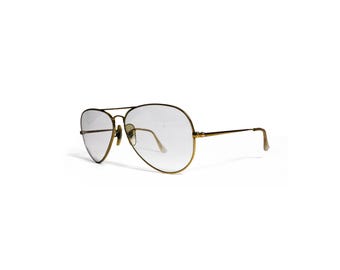 Vintage B&L Ray-Ban Aviator-zonnebril uit de jaren 70, fotochromatische lens 62-14