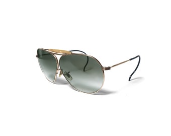 Vintage American Optical Aviator-zonnebril uit de jaren 1940 WW2 G-15 jacht ware kleuren